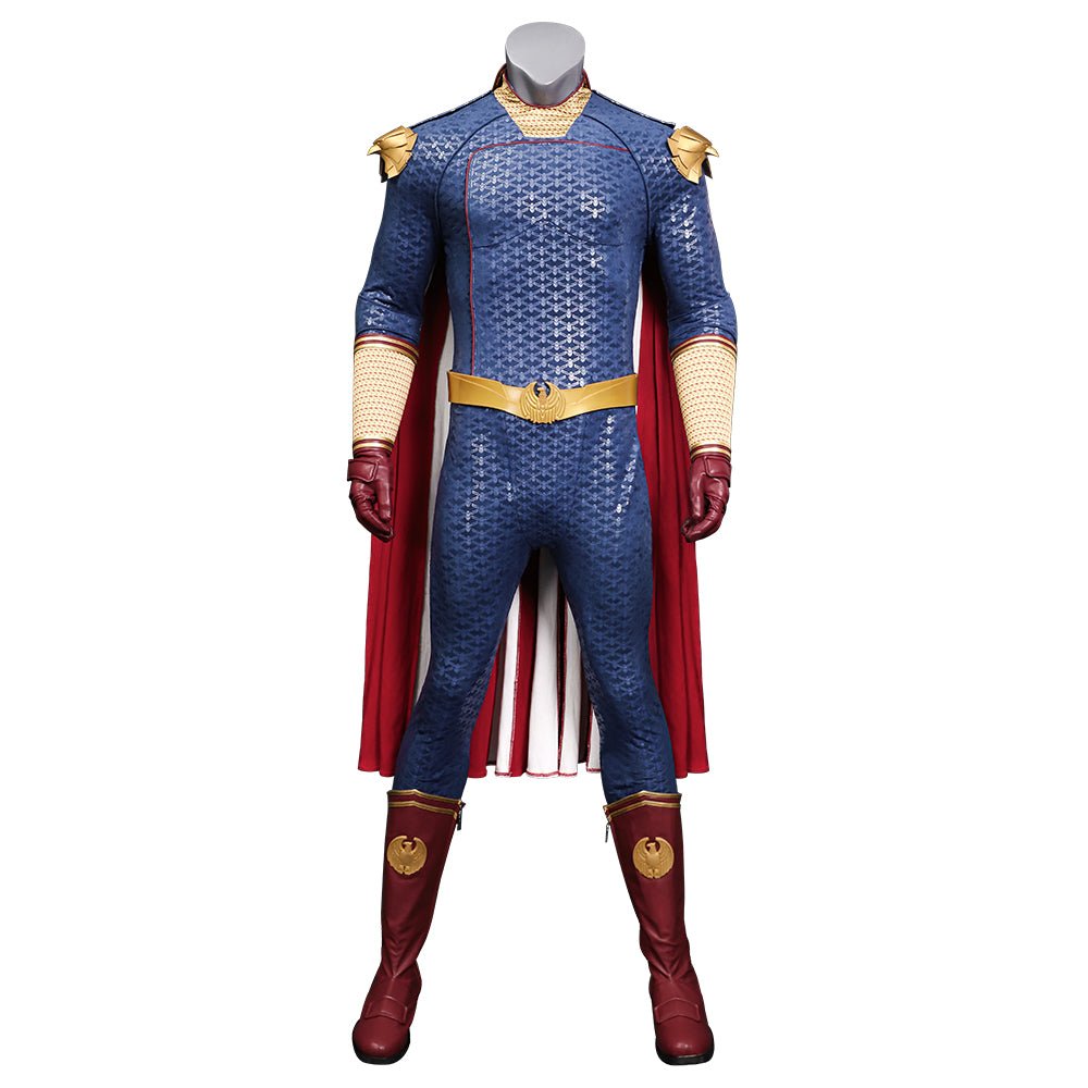 Fantasia de Cosplay Homelander da Série The Boys - Qualidade Premium - Estrela Cosplay