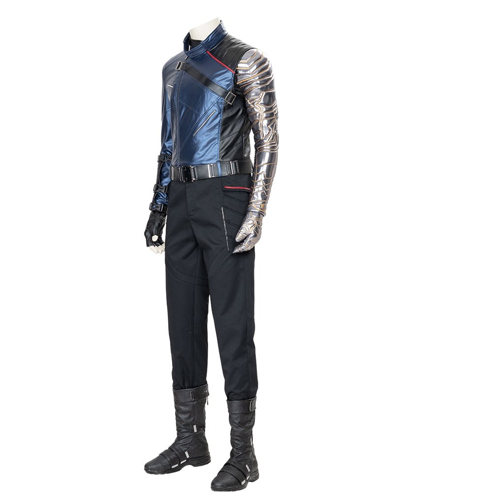 Captain America: O Soldado Invernal - Traje de Cosplay Bucky Barnes para Homens - Estrela Cosplay