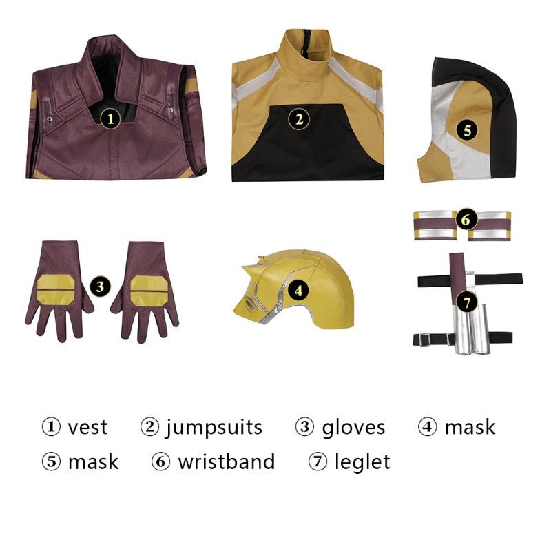 Traje de Cosplay Daredevil Edição She-Hulk - Fantasia de Super-Herói Marvel para Halloween - Estrela Cosplay