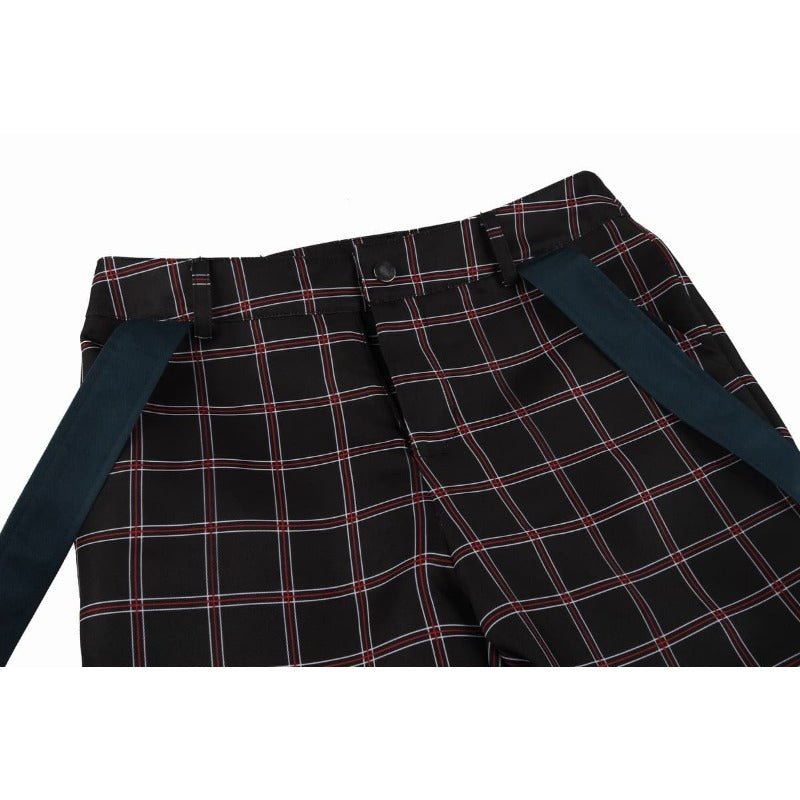 Fantasia de Ryuji Sakamoto Persona 5 Uniforme Escolar com Peruca para Halloween e Carnaval - Estrela Cosplay