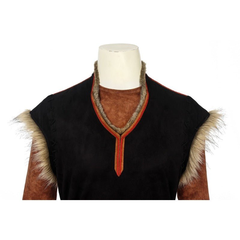 Fantasia de Cosplay Kristoff de Frozen 2 para Homens - Conjunto Completo de Halloween com Acessórios - Estrela Cosplay