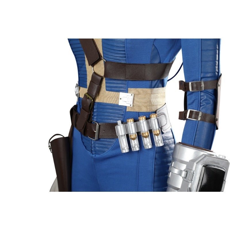 Fantasia Lucy Vault 33 Cosplay Jumpsuit Azul - Traje de Anime para Mulheres com Acessórios - Estrela Cosplay