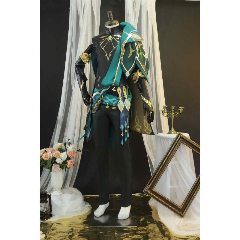 Fantasia de Alhaitham, Genshin Impact - Conjunto de Roleplay para Halloween e Natal - Estrela Cosplay