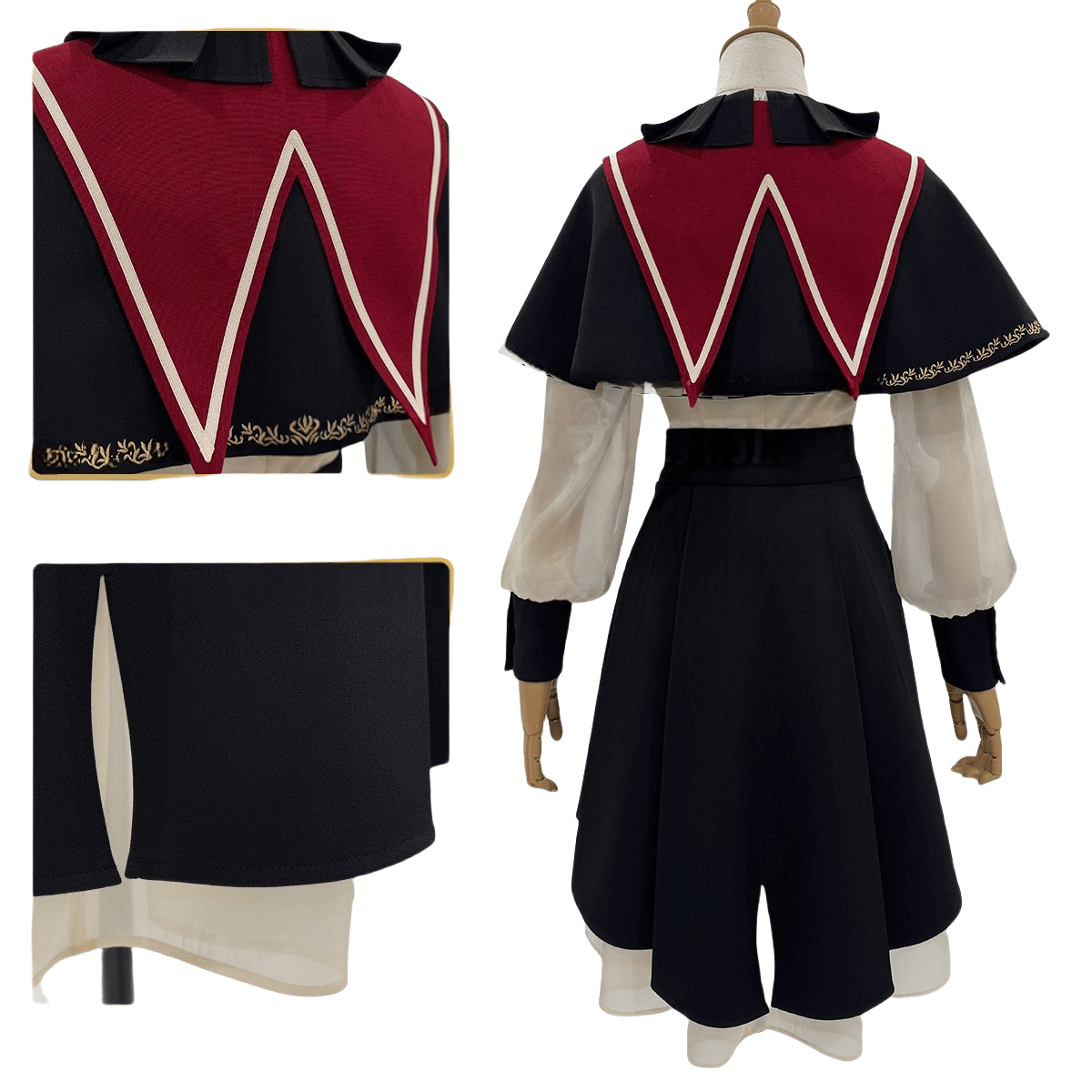 Fantasia de Cosplay Wakaba Mutsumi de BanGDream Ave Mujica - Traje de Anime de Alta Qualidade - Estrela Cosplay