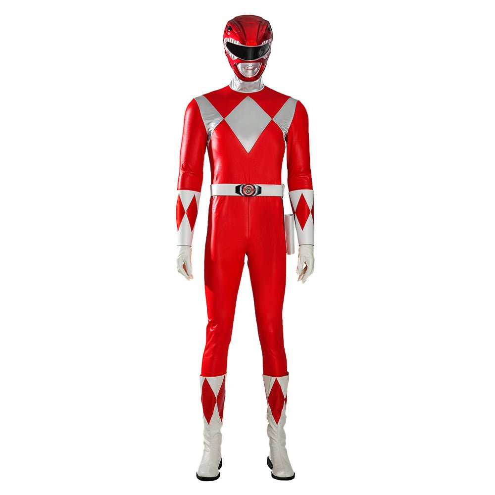 Traje de Cosplay MMPR Red Ranger - Mighty Morphin Power Rangers - Estrela Cosplay