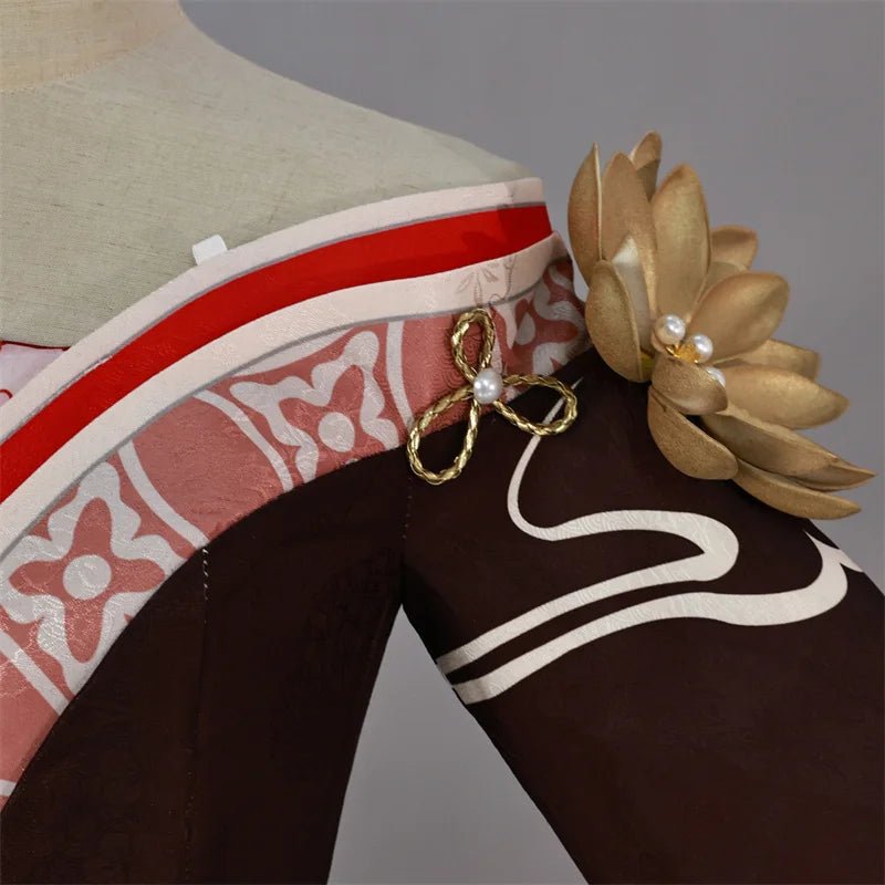 Fantasia Cosplay Honkai Star Rail Fugue Tingyun Traje Antigo Design Rabos de Raposa Mulher - Estrela Cosplay