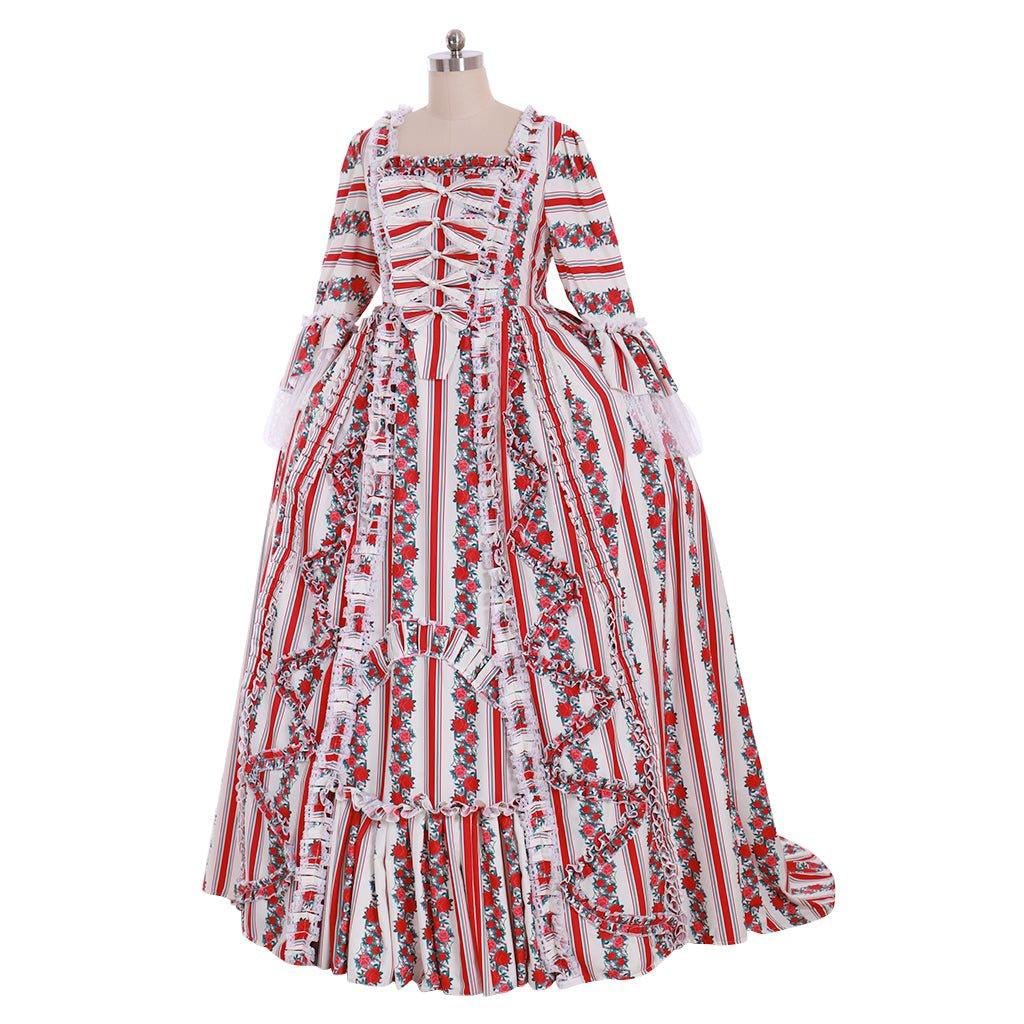 Vestido de Baile Rococo Marie Antoinette | Traje Vitoriano Cosplay para Eventos - Estrela Cosplay