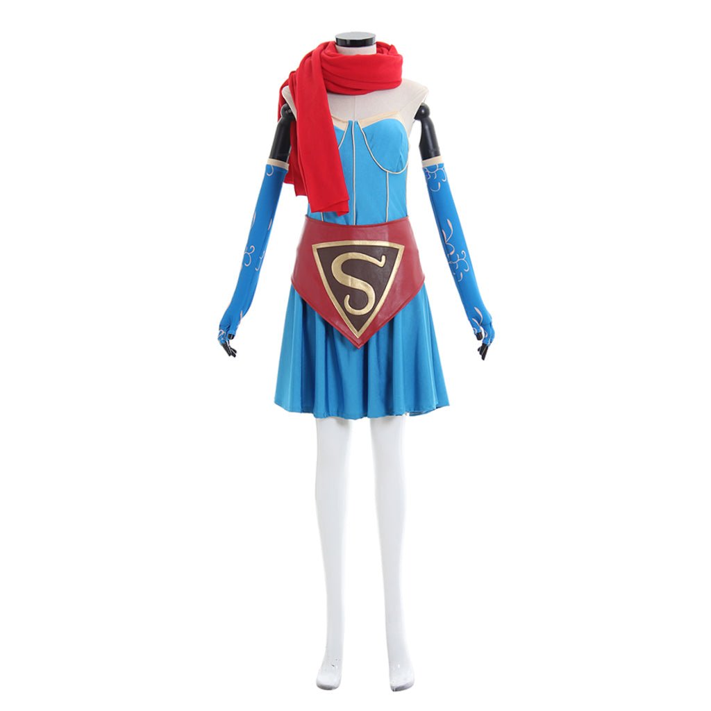 Fantasia de Supergirl Bombshell | Traje de Super-Herói da DC Comics para Halloween - Estrela Cosplay