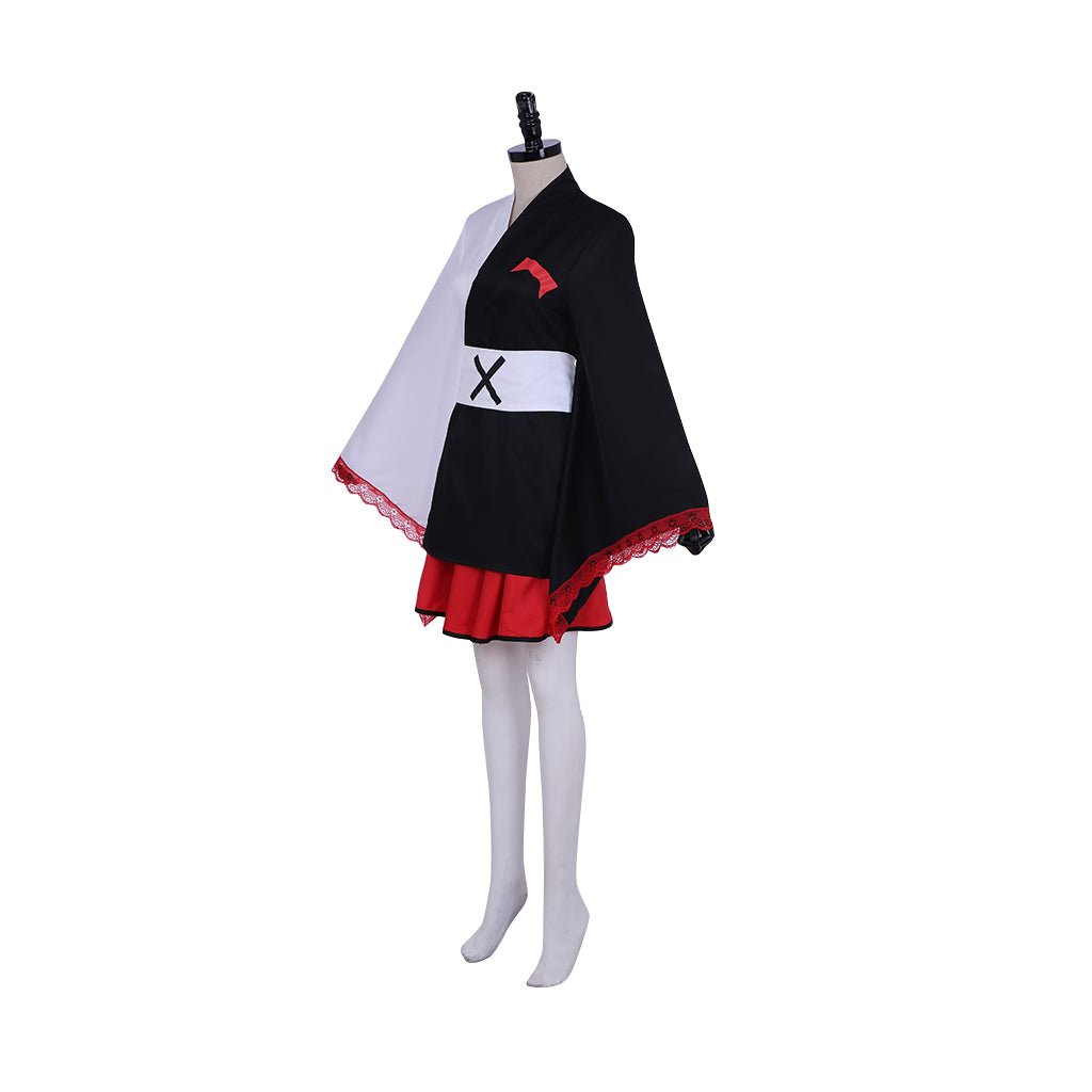 Fantasia de Cosplay Danganronpa Monokuma – Avental Kimono Vestido Feminino para Eventos - Estrela Cosplay