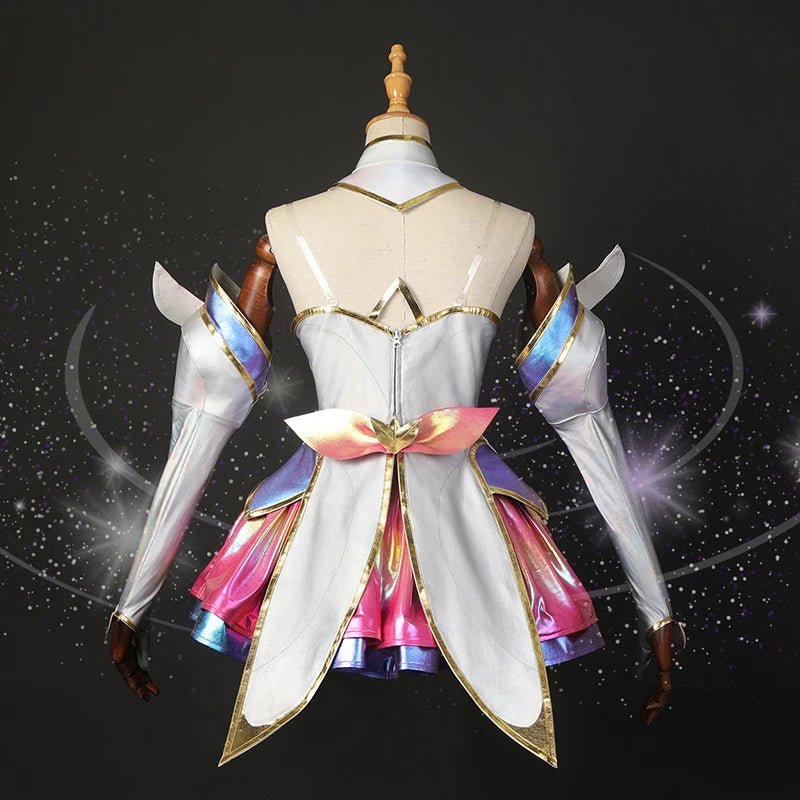 Fantasia Cosplay Guardião Estelar Kaisa - Jogo LOL Kaisa Cosplay Conjunto Completo com Chapéu - Estrela Cosplay