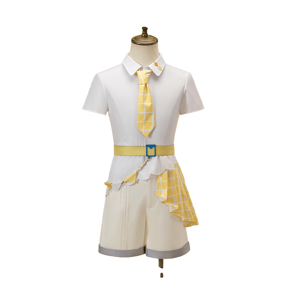 Fantasia Cosplay Kagamine Len Magical Mirai 2024 - Traje de Performance Musical - Estrela Cosplay