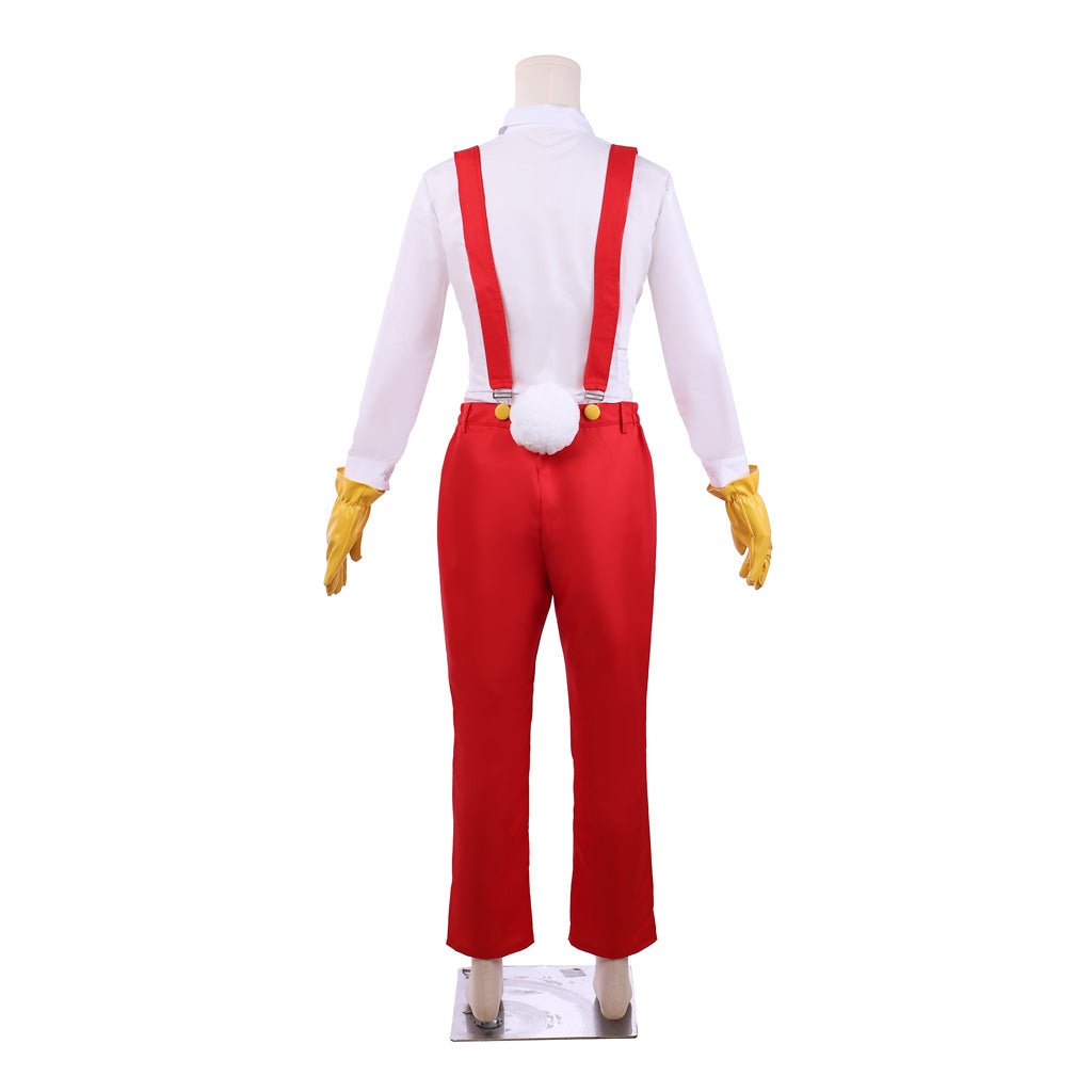 Fantasia de Roger Rabbit Adulto - Traje Divertido de Coelho Cartoon - Estrela Cosplay
