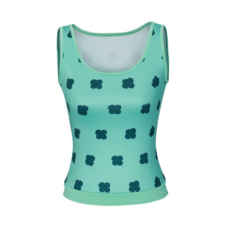 Casaco Verde Tank Top Nami Cosplay Versão Ao Vivo para Mulheres - Fantasia Anime para Halloween - Estrela Cosplay