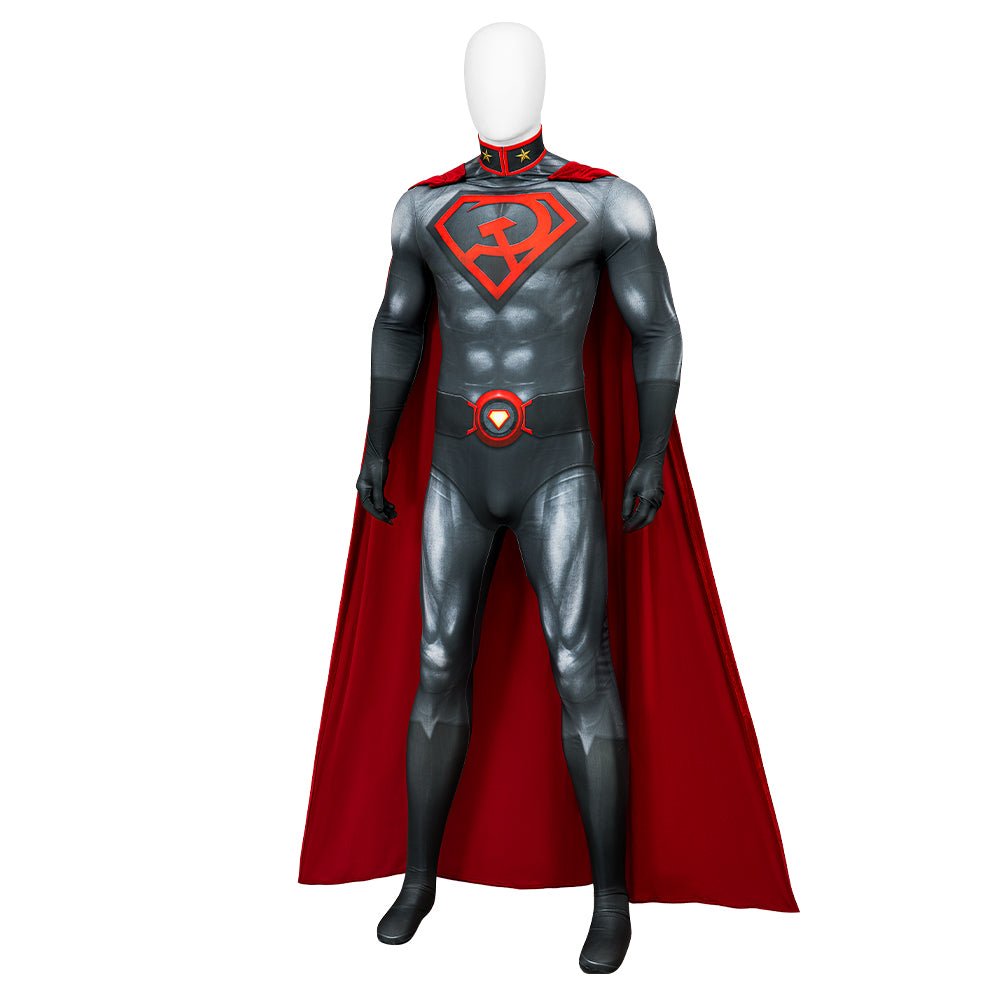 Fantasia de Superman Red Son - Conjunto Completo para Cosplay e Halloween - Estrela Cosplay