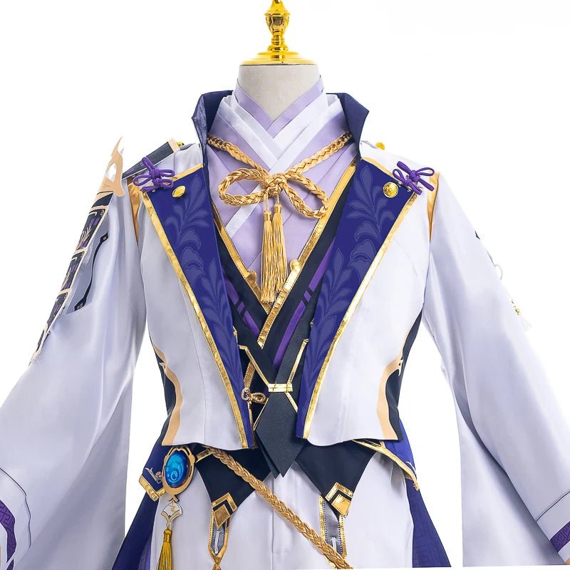 Fantasia de Cosplay Kamisato Ayato de Genshin Impact - Conjunto Completo para Homens - Estrela Cosplay