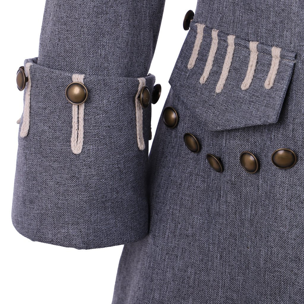 Casaco de Pirata para Homens - Fantasia de Capitão Medieval Inspirado no Jack Sparrow - Estrela Cosplay