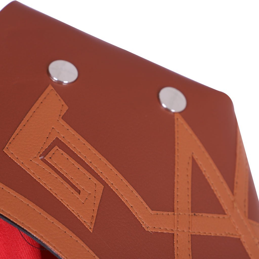 Fantasia de Cosplay de Auron de Final Fantasy X | Conjunto Completo de Terno Vermelho para Role Play - Estrela Cosplay