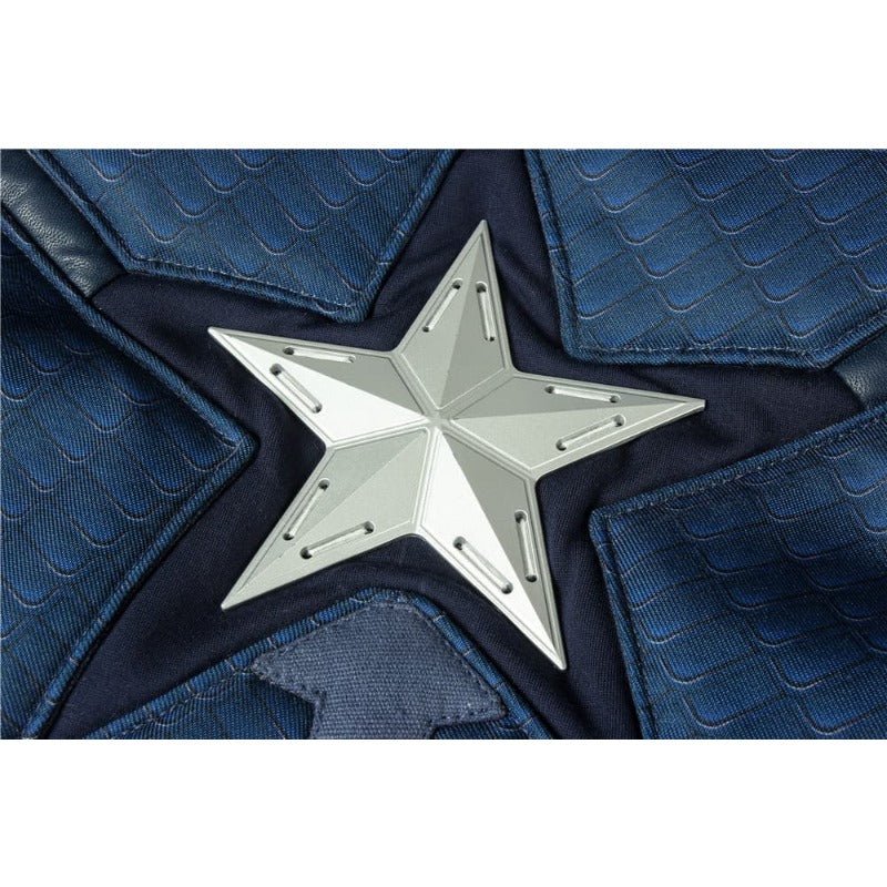 Fantasia de Cosplay Steven Rogers Capitão América - Uniforme de Herói para Halloween - Estrela Cosplay