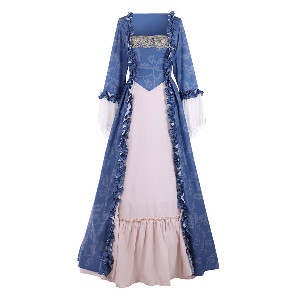 Elegante Vestido de Princesa do Palácio Medieval para Mulheres | Vestido de Baile Gótico Vitoriano - Estrela Cosplay