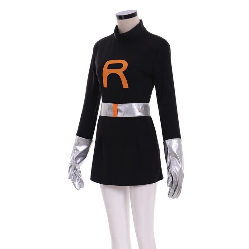 Uniforme de Grunt do Team Rocket - Traje de Vilão Pokémon para Cosplay Masculino - Estrela Cosplay