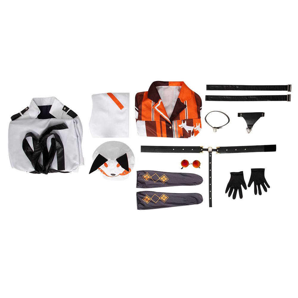 Fantasia de Cosplay Mysta Rias Vtuber para Homens - Conjunto Completo para Halloween, Natal e Ano Novo - Estrela Cosplay