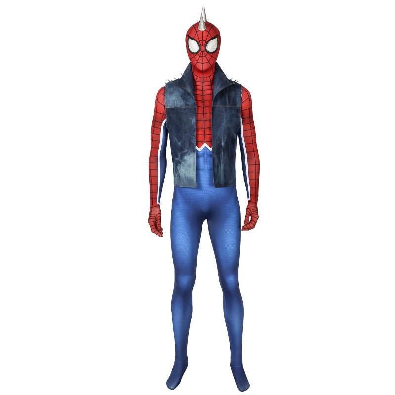 Fantasia Punk-Rock Spidey Hobart Brown Spider-Man para Fãs - Estrela Cosplay