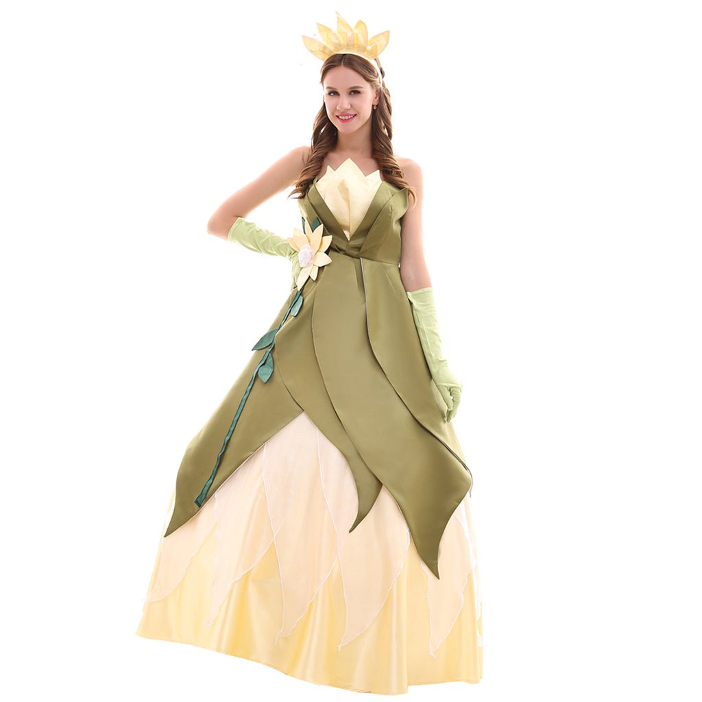 Fantasia Princesa Tiana Série Cosplay | Vestidos Elegantes para Cosplay, Festas e Halloween - Estrela Cosplay