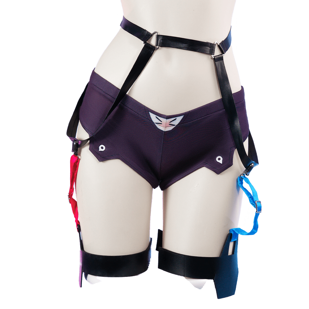 Fantasia Delirium Blue Delta - Texas the Omertosa de Arknights para Cosplay - Estrela Cosplay