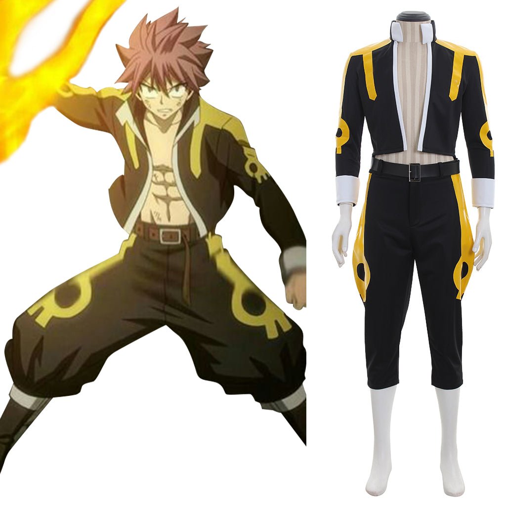 Fantasia de Cosplay Etherious Natsu Dragneel do Arco Tartaros de Fairy Tail - Estrela Cosplay