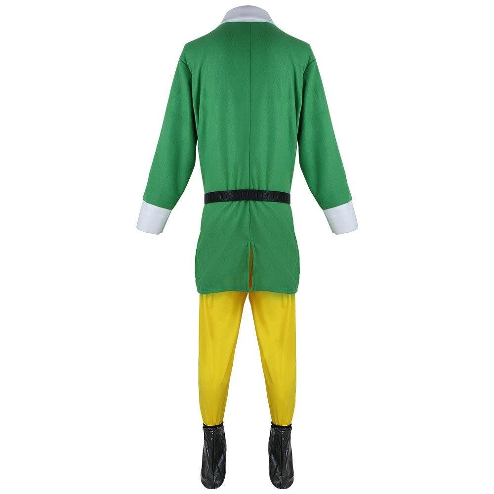 Fantasia Buddy The Elf para Homens | Conjunto Completo Cosplay para Halloween & Natal | Traje Inspirado no Filme - Estrela Cosplay