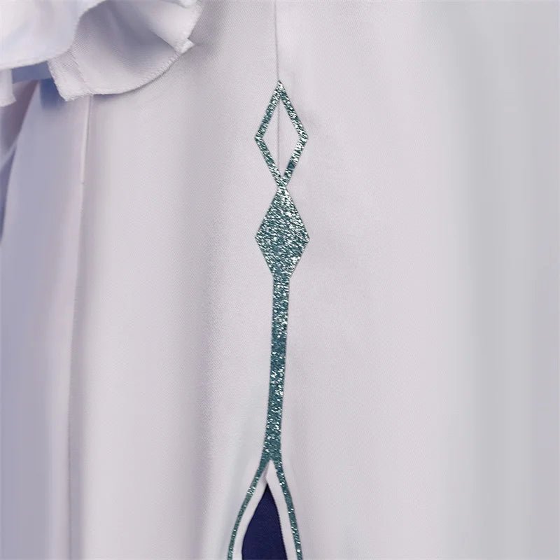 Fantasia Cosplay Clervie Infância Genshin Impact para Mulheres - Traje de Halloween e Festa a Fantasia - Estrela Cosplay