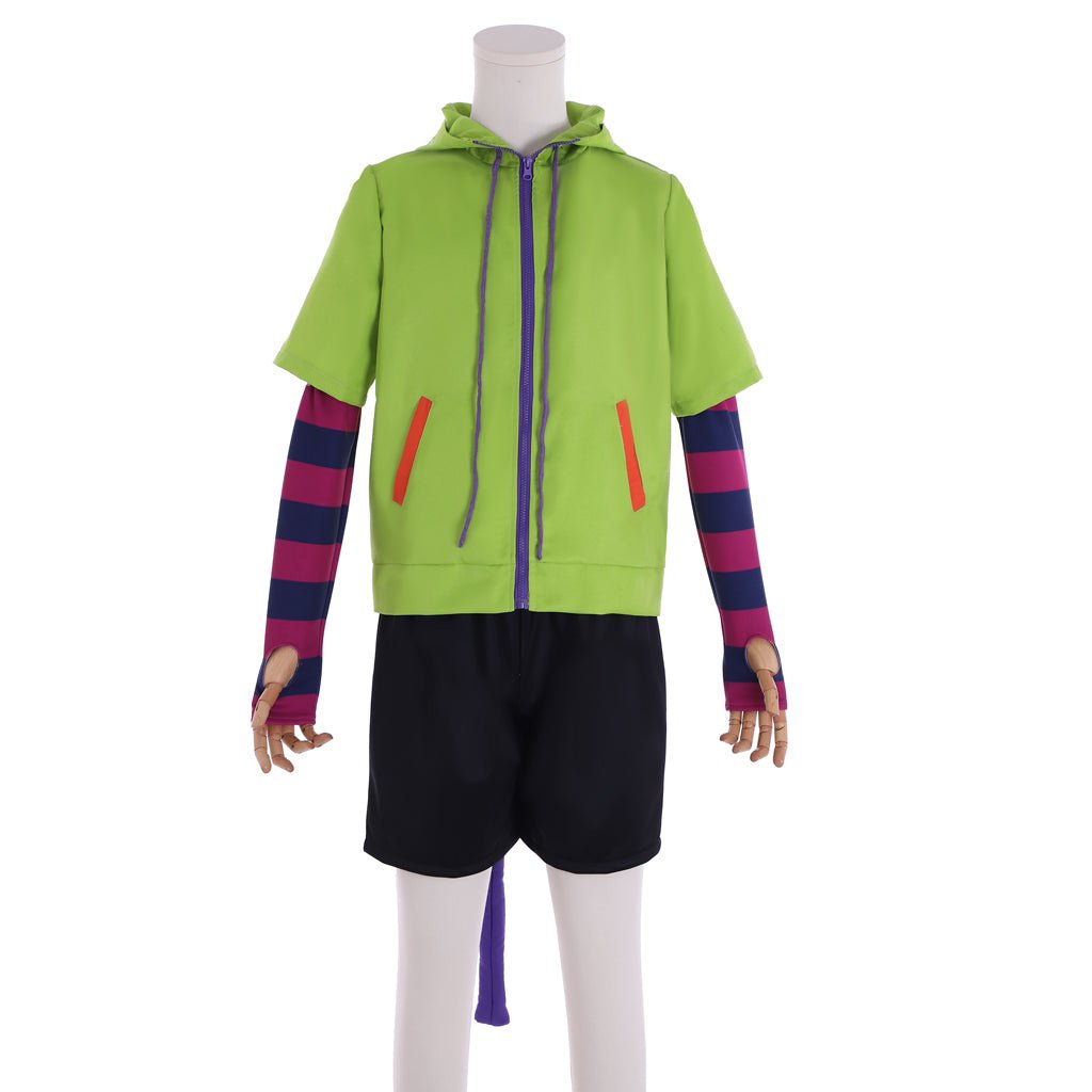 Fantasia de Cosplay Miya Chinen de SK8 the Infinity com Peruca e Casaco com Zíper - Estrela Cosplay