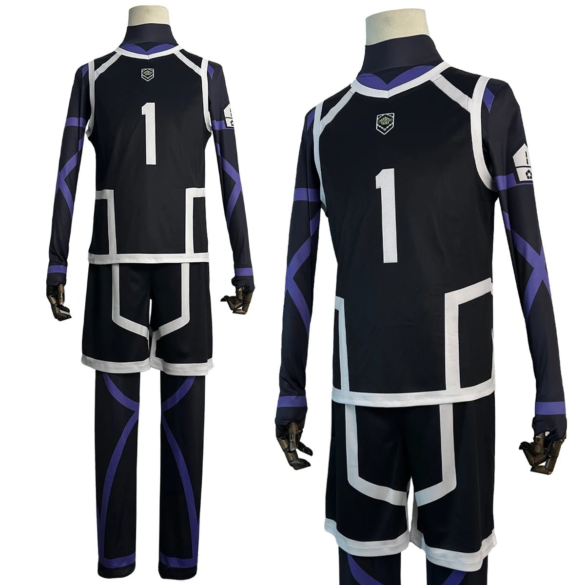Blue Lock Temporada 2 Anime Rin Itoshi Cosplay Fantasia Peruca NO.1 Camisas Treino 4PCS Uniforme Futebol Uso Diário Presente Cos - Estrela Cosplay