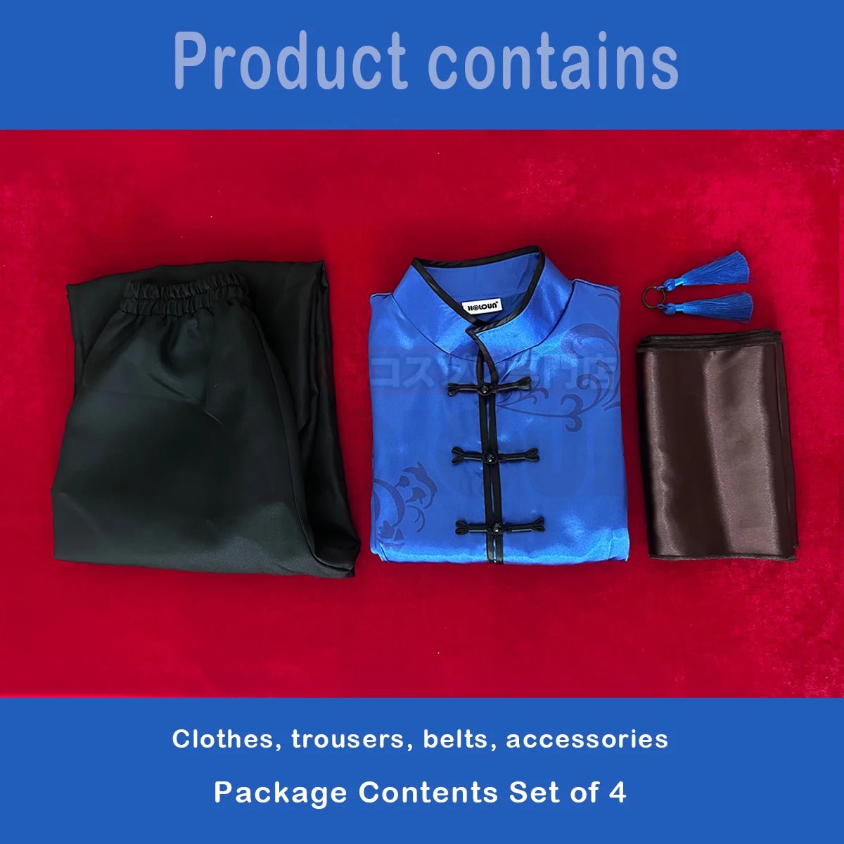 Traje de Cosplay Kaiser do Anime Blue Lock Traje Chinês Kung Fu Tang Peruca Rosa Rede Fibras Sintéticas Tamanho Ajustável Presente Festa - Estrela Cosplay