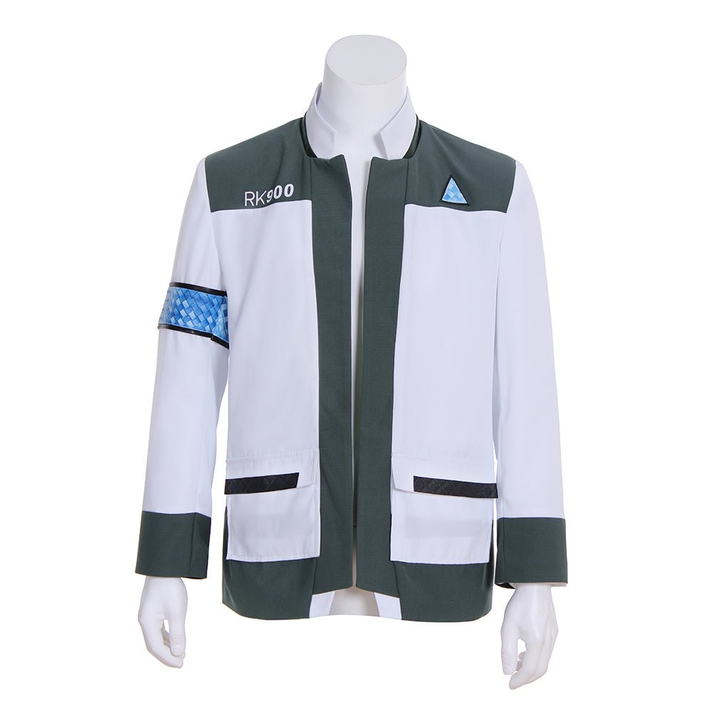 Fantasia de Cosplay Connor RK900 de Detroit: Become Human - Uniforme e Casaco Masculino - Estrela Cosplay