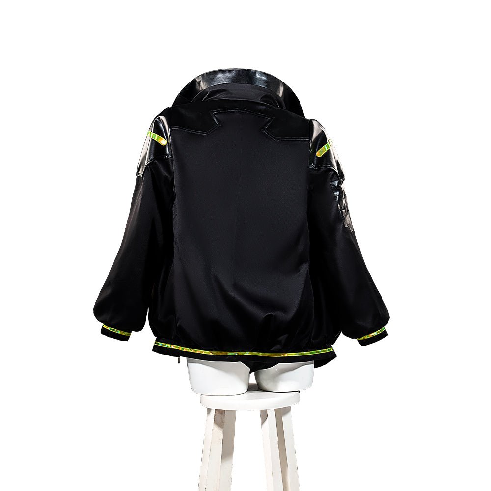 Fantasia de Rebecca de Cyberpunk Edgerunners - Casaco Preto para Halloween - Estrela Cosplay