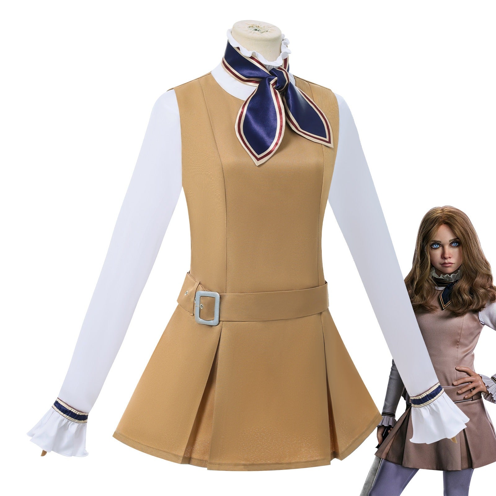 Fantasia M3GAN 2.0 Cosplay – Traje de Halloween e Performances para Adultos e Crianças - Estrela Cosplay