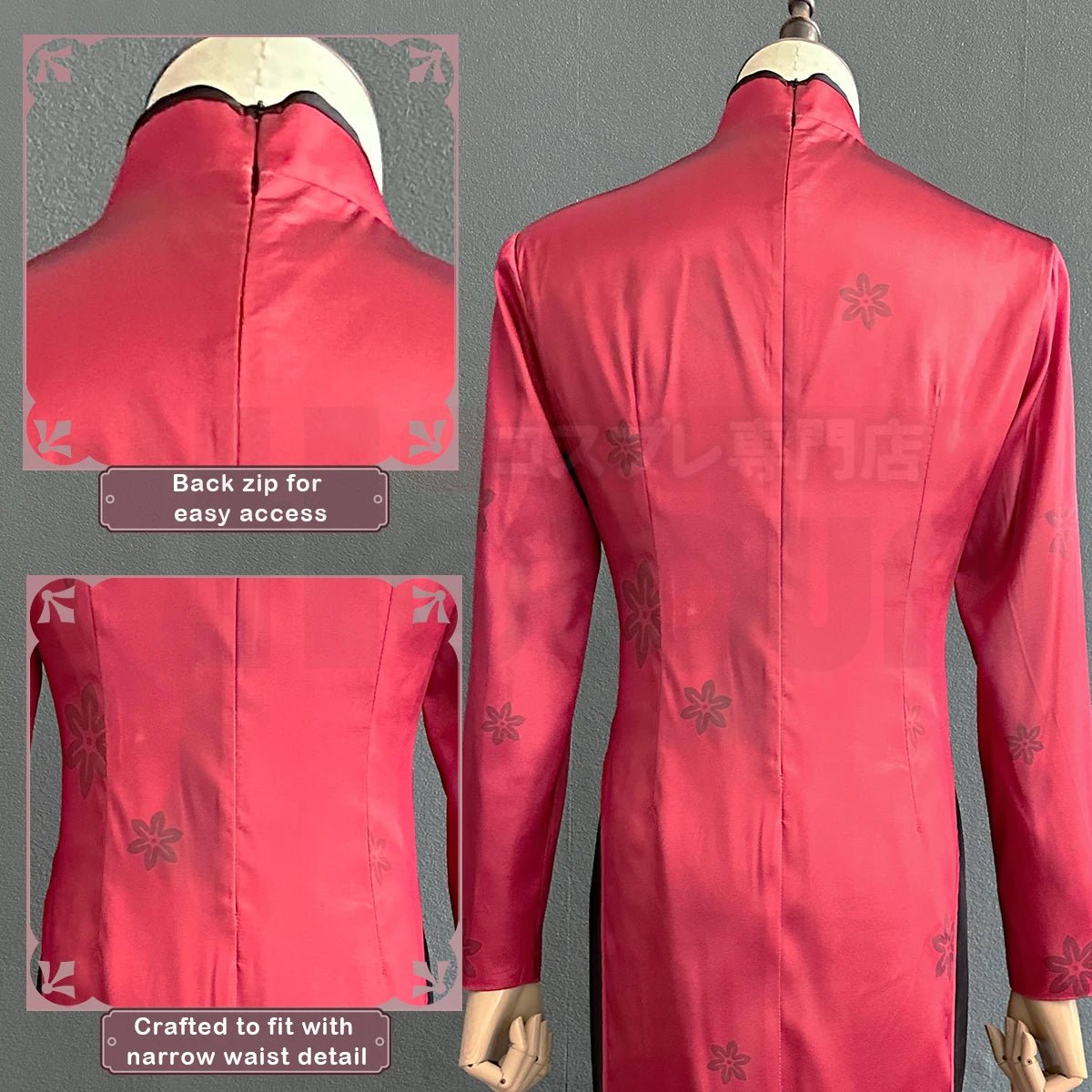 Traje de Cosplay Chigiri do Anime Blue Lock - Kung Fu Vermelho com Peruca de Fibras Sintéticas Ajustável - Estrela Cosplay