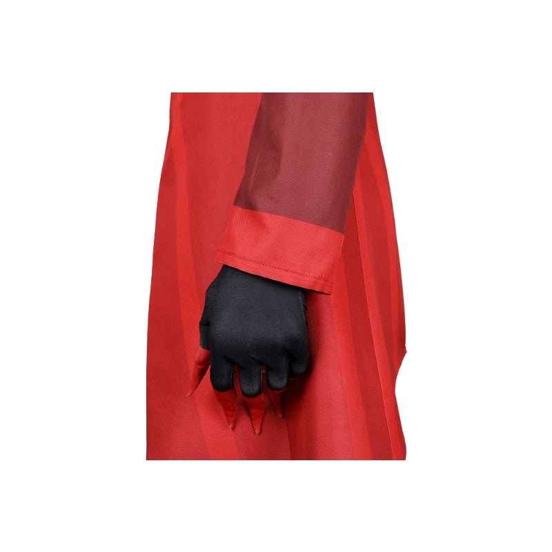 Terno Vermelho com Calça Preta Fantasia de Anime para Festa de Halloween - Estrela Cosplay