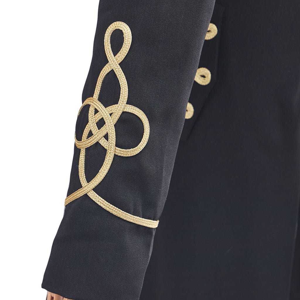 Casaco Militar Longo Feminino Estilo Punk - Traje de Cosplay - Estrela Cosplay