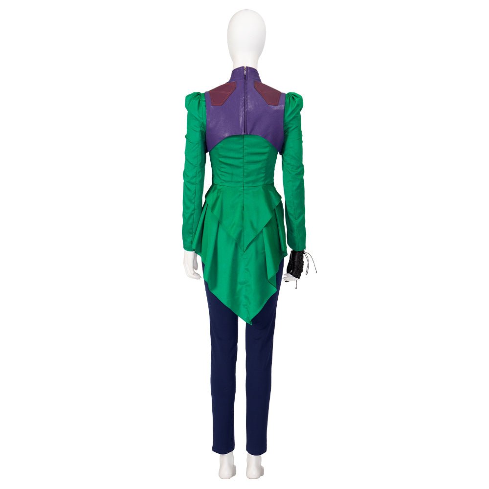 Fantasia de Ciclone de Black Adam Conjunto Completo – Impressionante Traje de Super-heroína para Halloween e Eventos de Cosplay - Estrela Cosplay