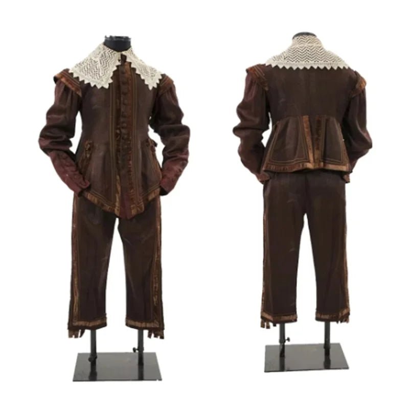 Traje de Guerreiro Tudor do Século 15 para Homens - Roupa Elizabetana Medieval Renascentista - Estrela Cosplay