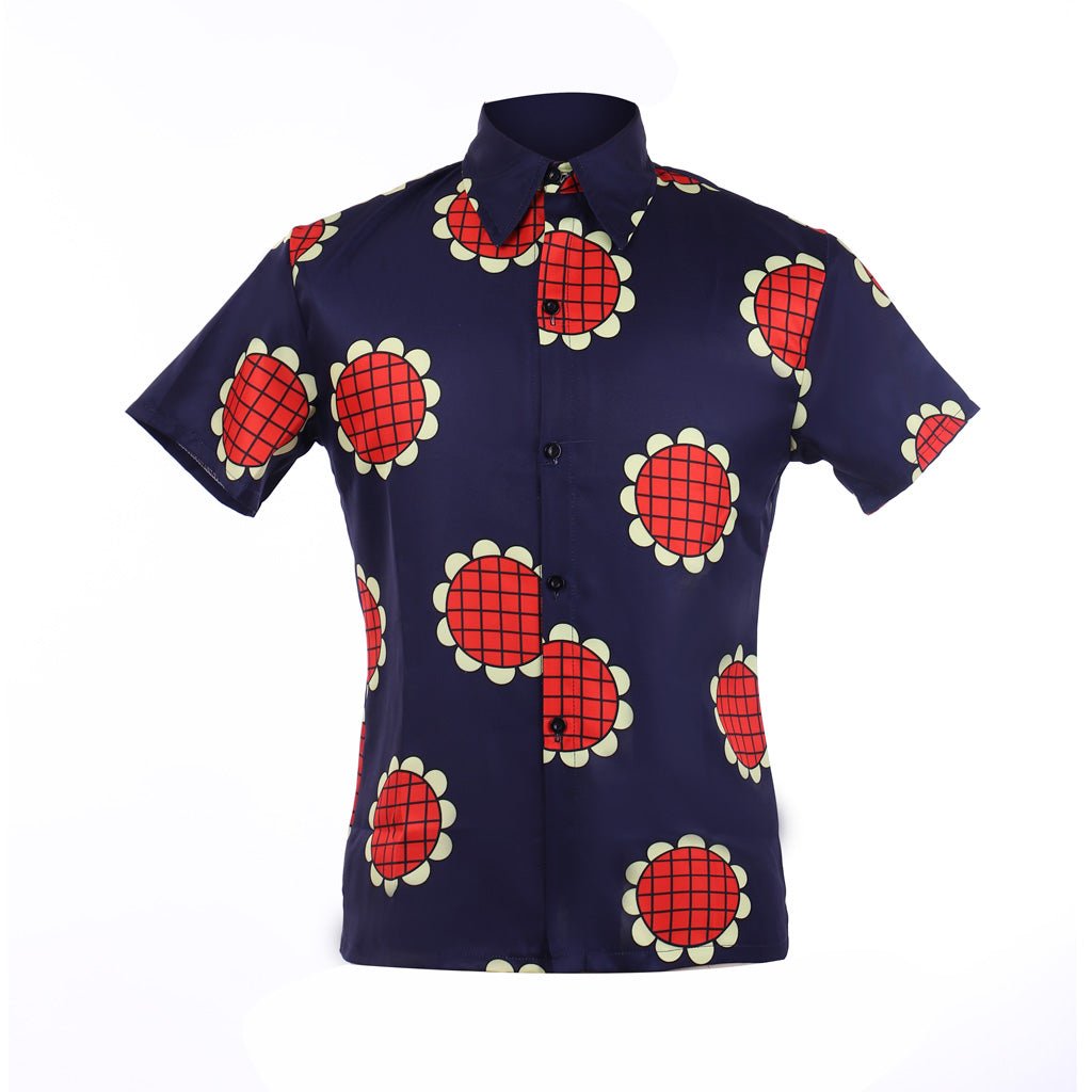 Camisa de Cosplay de Monkey D. Luffy de One Piece com Estampa de Girassol - Estrela Cosplay