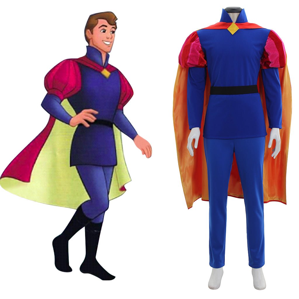 Fantasia Príncipe Phillip para Homens | Traje de Cosplay Inspirado na Disney | Fantasia de Halloween e Festa - Estrela Cosplay