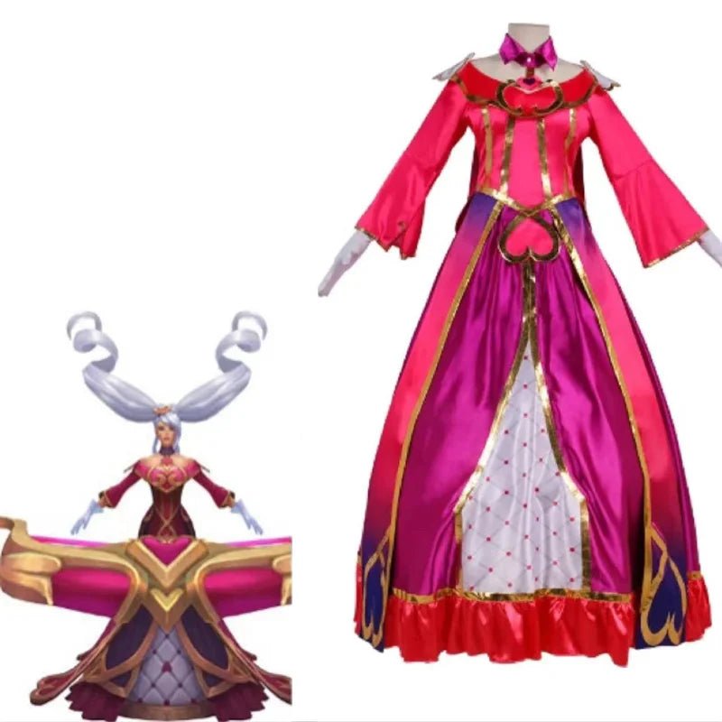 Fantasia de Sona do LOL para Mulheres - Conjunto Completo para Halloween e Cosplay - Estrela Cosplay