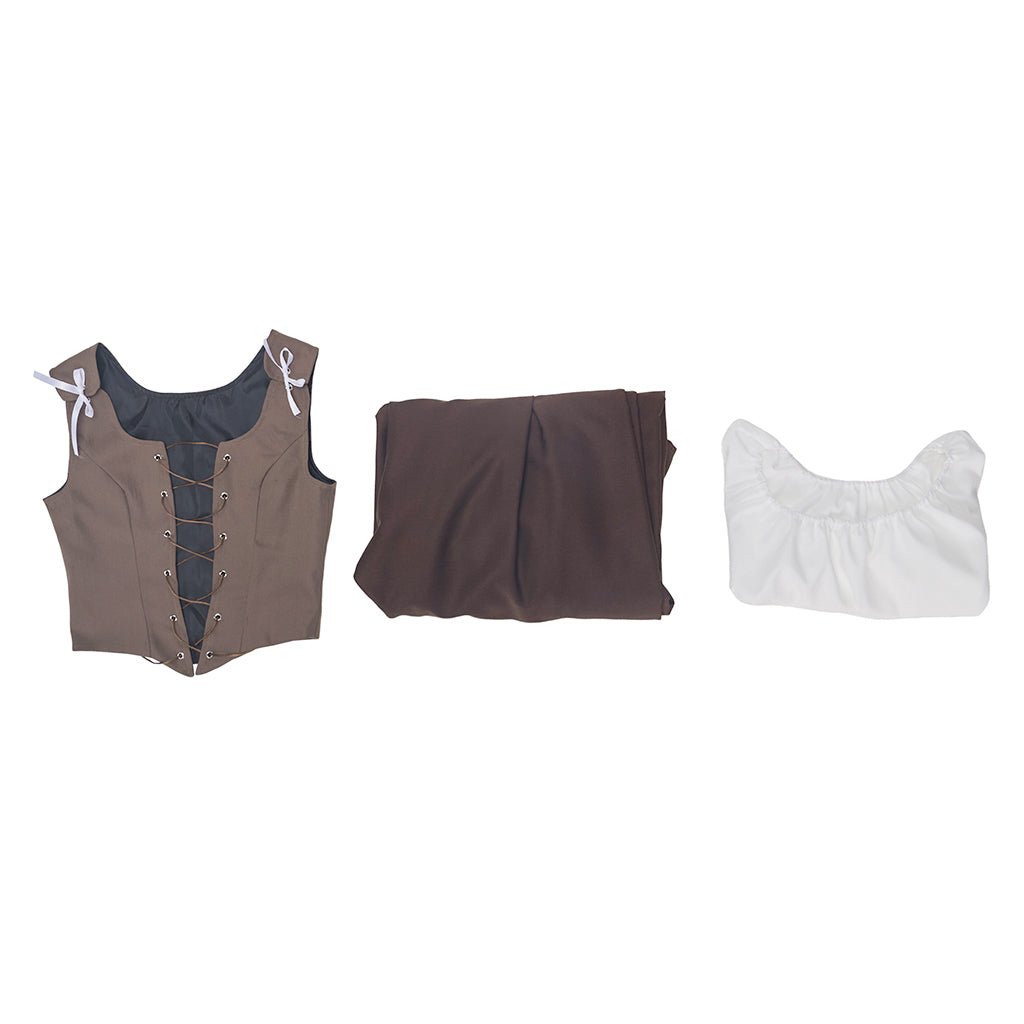 Traje Cosplay Outlander Saia Marrom – Réplica Autêntica e Detalhada - Estrela Cosplay