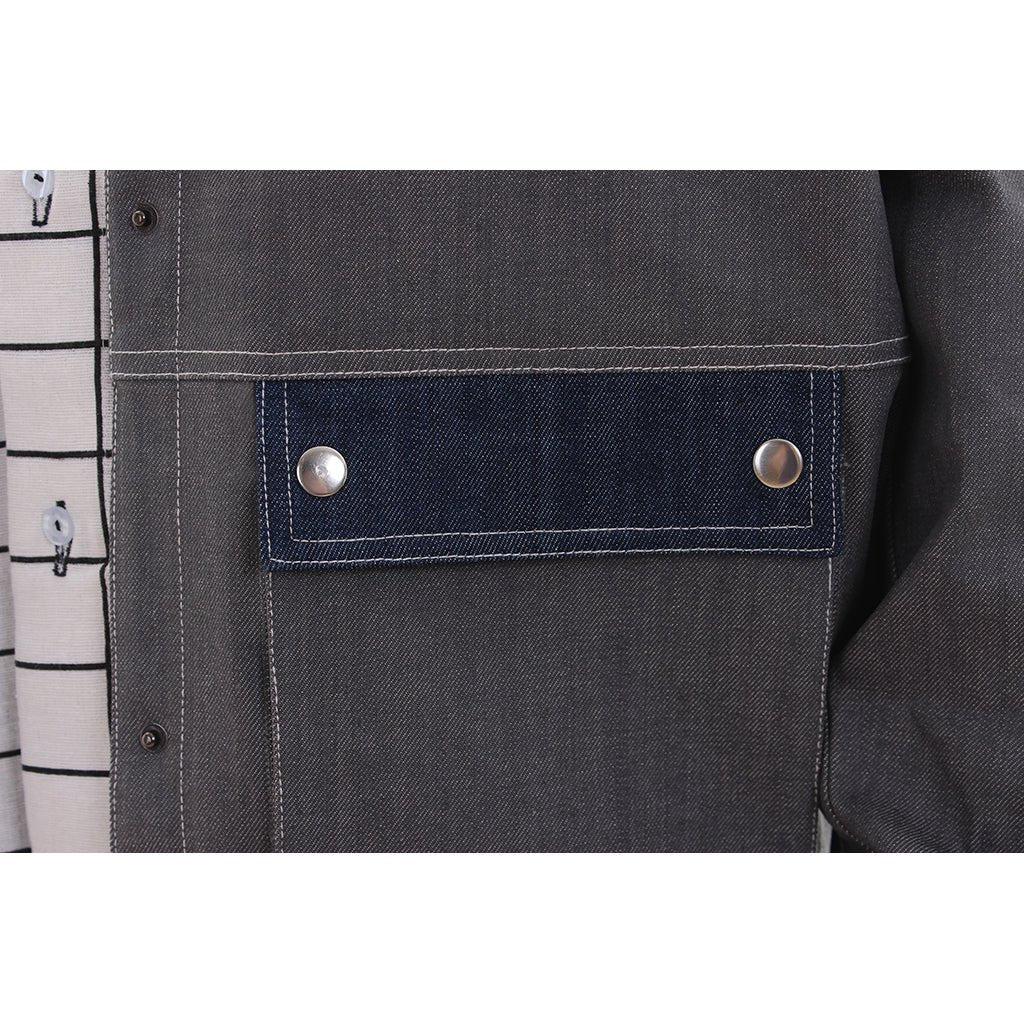 Fantasia de Cosplay Back to the Future - Jaqueta Laranja, Branca e Vermelha - Estrela Cosplay