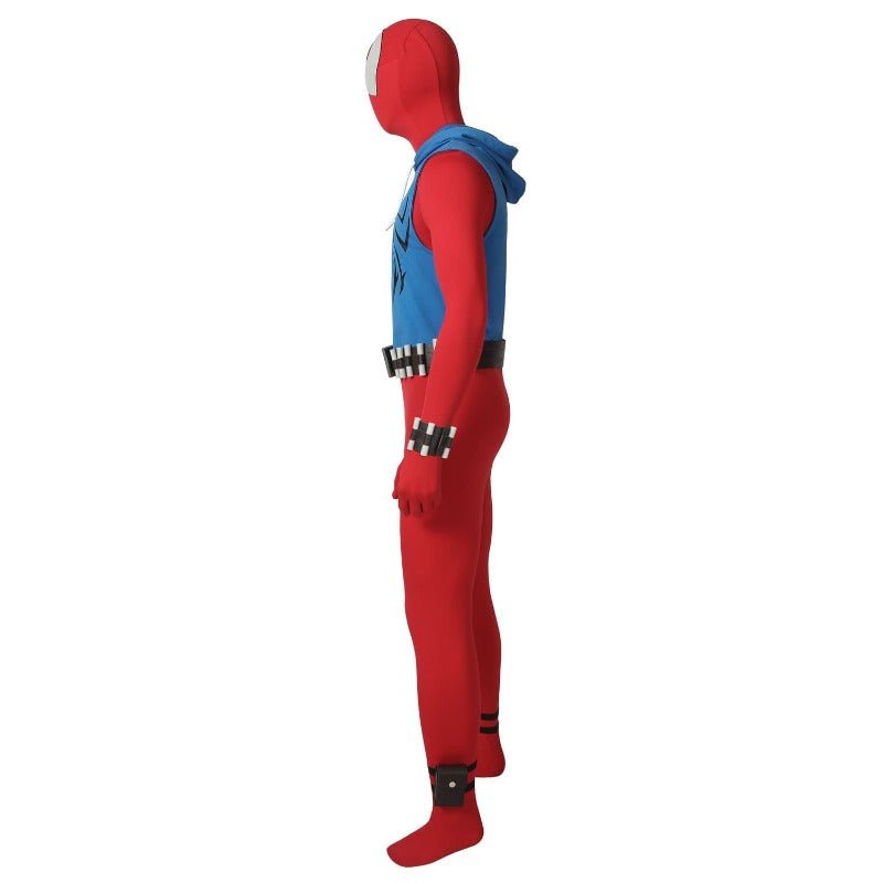 Traje de Cosplay Scarlet Spider Ben Reilly - Autêntico do Spider-Verse - Estrela Cosplay