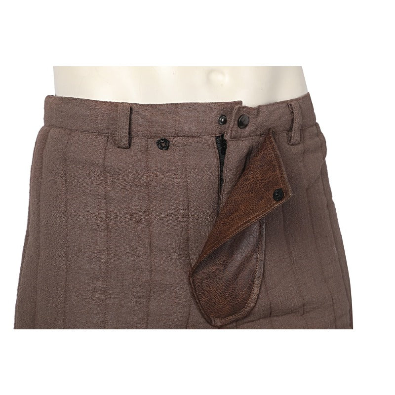 Traje de Cosplay de Geralt de Rivia do Witcher 3 - Jaqueta de Couro e Traje de Herói para Halloween - Estrela Cosplay