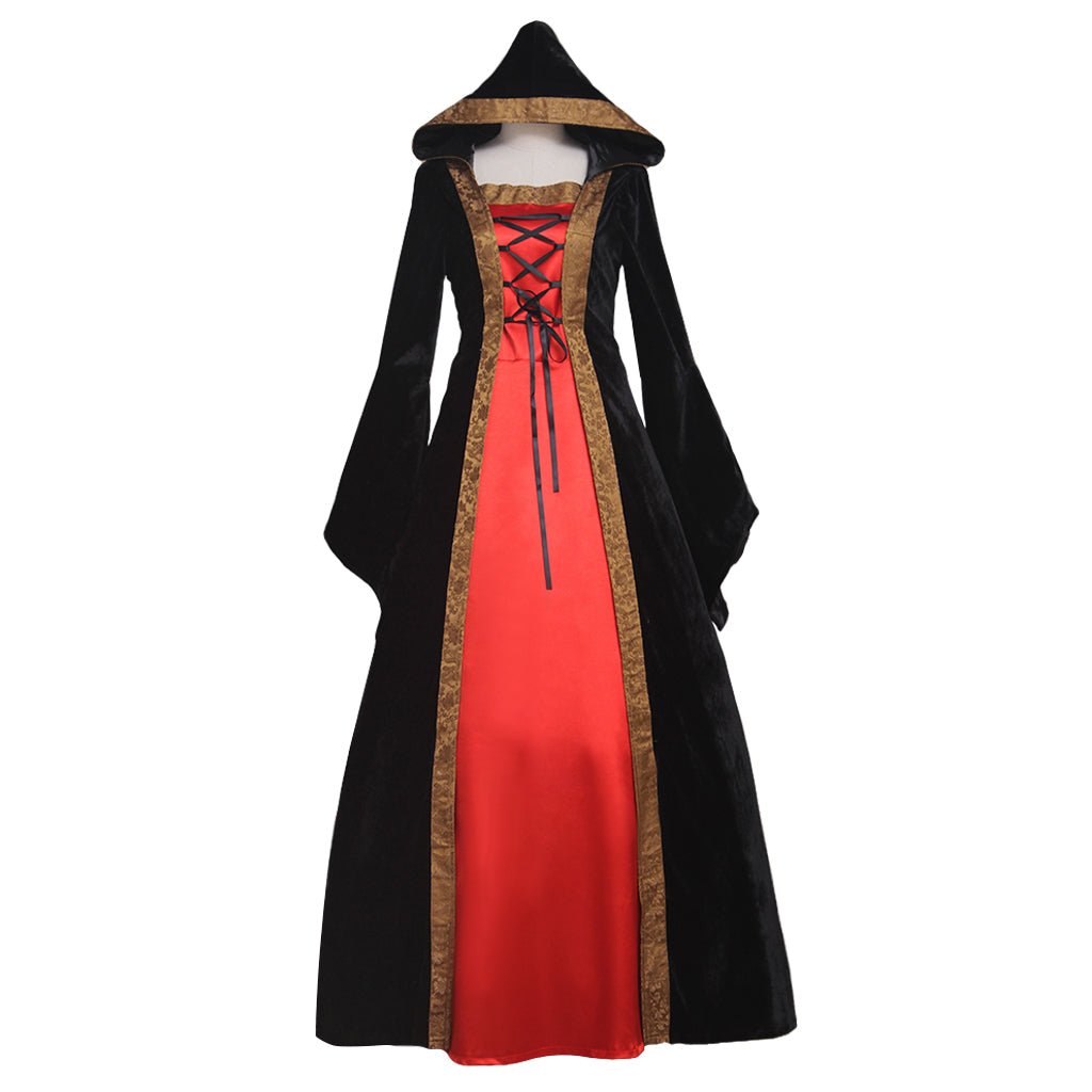 Vestido Medieval Punk Cosplay para Mulheres Fantasia de Princesa Vitoriana para Halloween Carnaval e Festas - Estrela Cosplay